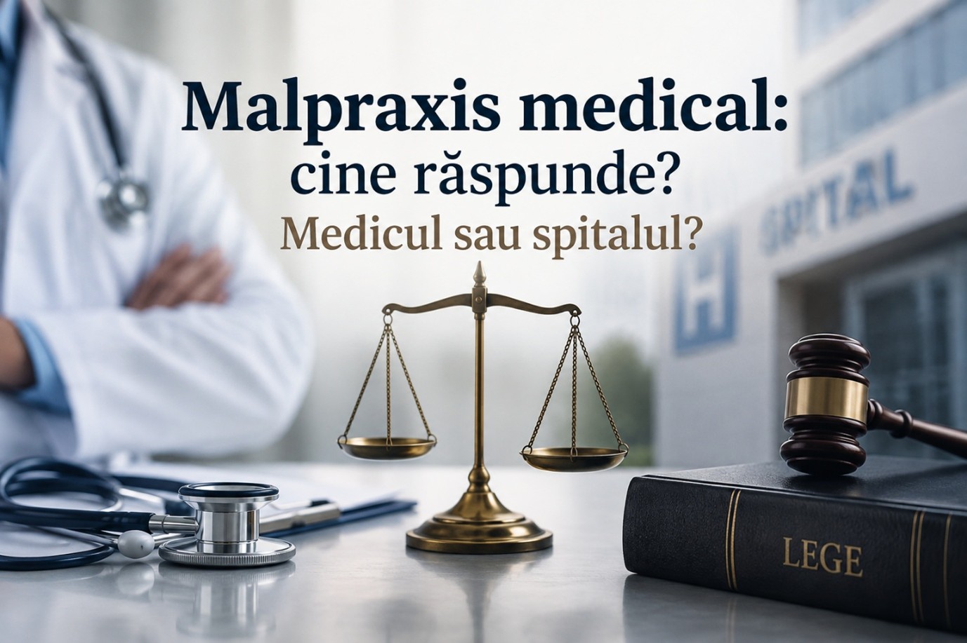 Malpraxis medical: cine răspunde? Medicul sau spitalul?