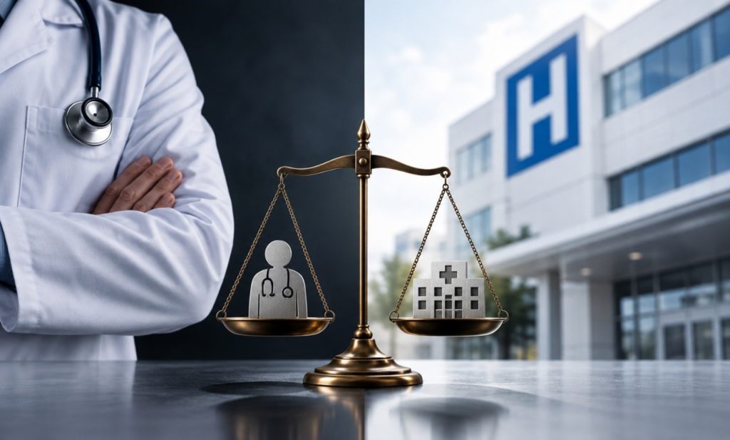 În astfel de situații trebuie analizat dacă există o culpă proprie a unității sanitare și dacă această culpă a contribuit la producerea prejudiciului.
