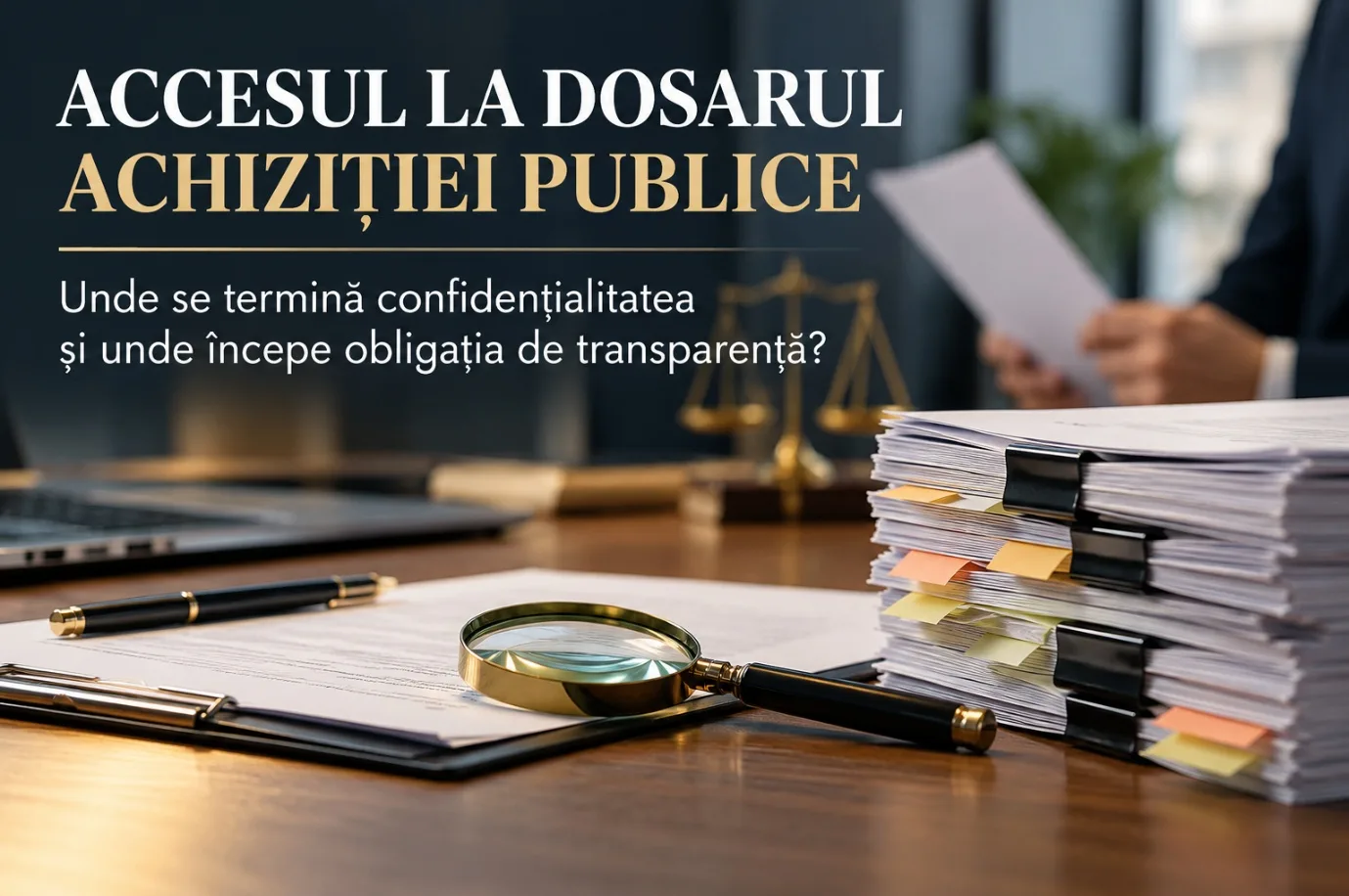 Dosare de achiziție publică, lupă și balanța justiției – accesul la dosarul achiziției publice
