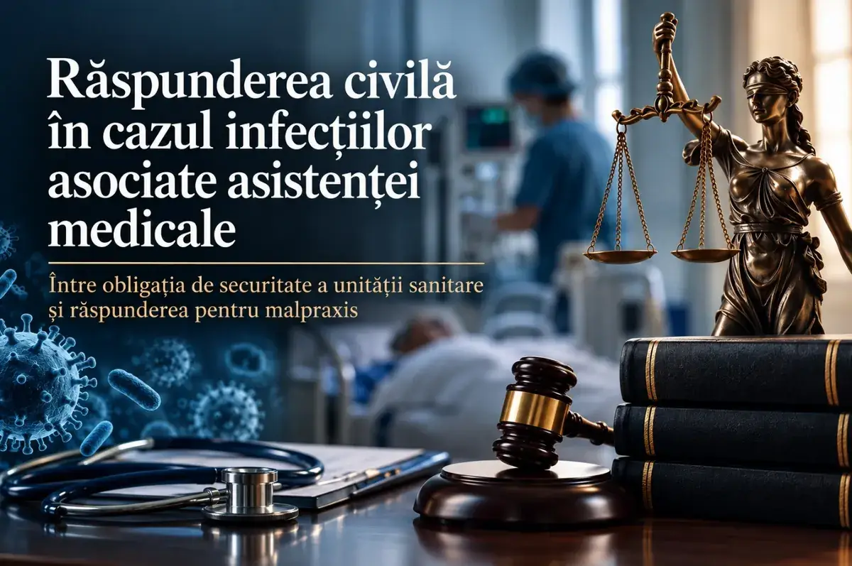 Răspunderea civilă în cazul infecțiilor asociate asistenței medicale – balanța justiției și un salon de spital